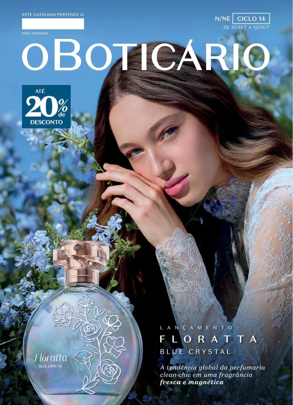 Capa do catálogo O Boticário